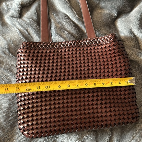 Nine west Genuine Leather woven handbag - Picture 7 of 9